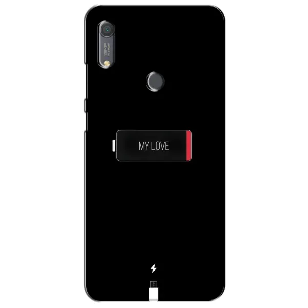Чехол с принтом «Love battery» для Huawei Y6s