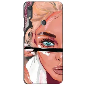 Чохол з друком для Huawei Y6s - (Мода) (AlphaPrint) (Макіяж)