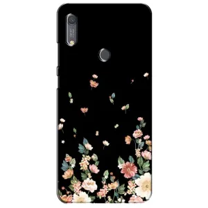 Чохол для Хуавей Y6s - з принтом (Дизайнерські) (AlphaPrint) (Маленькі квіти)