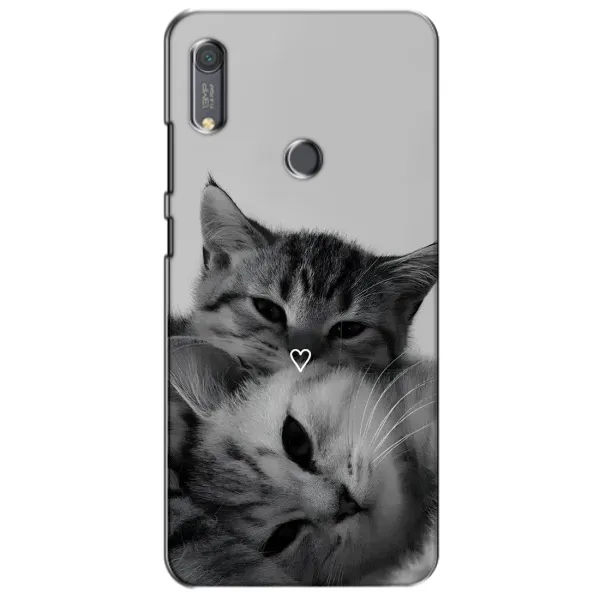Чохол з принтом «Пара котів» для Huawei Y6s