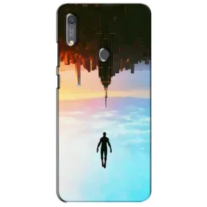 Чохол з людиною павуком для Huawei Y6s - (AlphaPrint) (Людина павук)