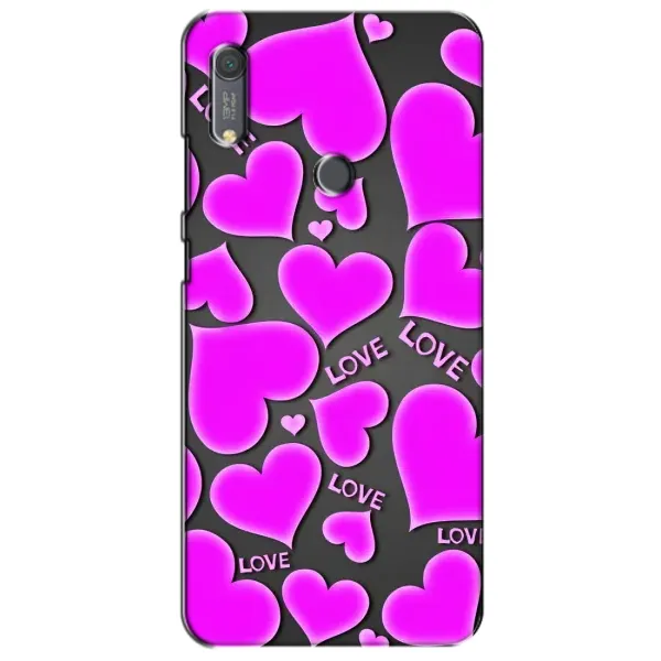 Чехол с принтом «Pink hearts» для Huawei Y6s