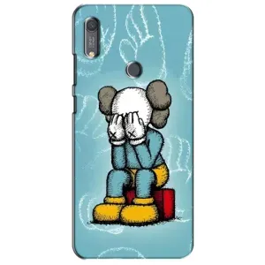 Чехлы для Huawei Y6s - Bearbrick Louis Vuitton (PREMIUMPrint) (Плач Bearbrick)