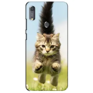 Чехлы с Котиками для Huawei Y6s (VPrint) (Прыжок кота)