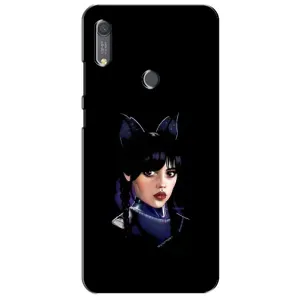 Чохли Венсдей на Huawei Y6s Уенсдей (AlphaPrint) (серйозна Венздей)