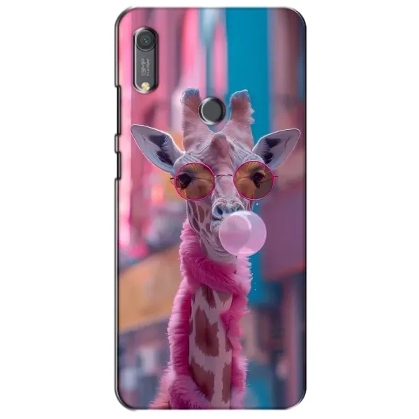 Чохол з принтом «Стильна жирафа» для Huawei Y6s