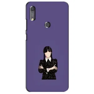 Чохли Венсдей на Huawei Y6s Уенсдей (AlphaPrint) (Венздей у чорному)