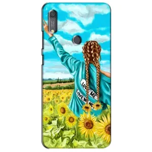 Чехол для Патриота Украины Huawei Y6s - (AlphaPrint) (Украиночка)