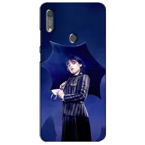 Силиконовый чехол с картинкой для Huawei Y6s (Венсдей)