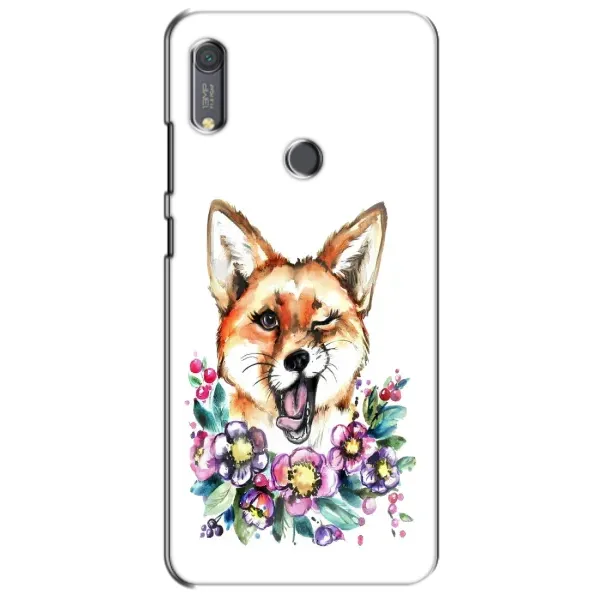 Чохол з принтом «Весела лисичка» для Huawei Y6s