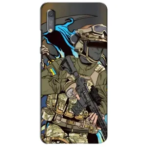 Чехлы с картинкой ЗСУ для Huawei Y6s (AlphaPrint) (Воин ВСУ)