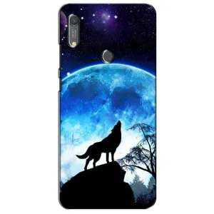 Захисні чохли для Хуавей Y6s (AlphaPrint) (ХІТ продаж) ВОВК (Вовк на місяць)