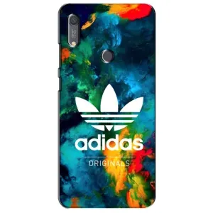 Чохли Адидас для Huawei Y6s (AlphaPrint) (Яскравий Адідас)