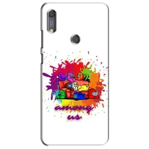 Чехол Амонг Ас для Huawei Y6s (AlphaPrint) (Яркий АмонгАс)