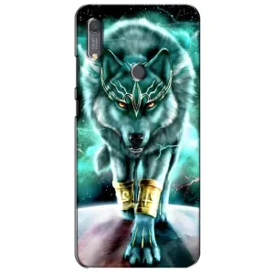Захисні чохли для Хуавей Y6s (AlphaPrint) (ХІТ продаж) ВОВК (Яскравий вовк)
