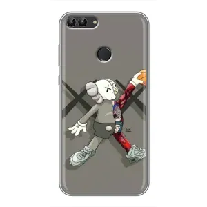 Чехлы для Huawei Y7 Prime 2018 - Bearbrick Louis Vuitton (PREMIUMPrint) (Беарбрик Джордан)