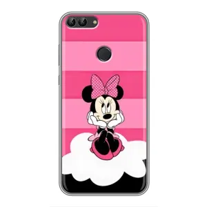 Эксклюзивный чехол для Huawei Y7 Prime 2018 (AlphaPrint - Мультяшные) (Девочка Maus)