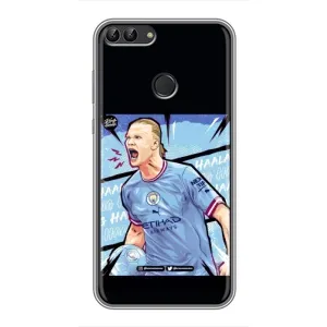 Чехлы с футболистом Ерлинг Холанд для Huawei Y7 Prime 2018 (AlphaPrint) (гол Эрлинг Холланд)