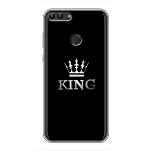 Чехол с Короной Хуавей Y7 Прайм 2018 - (AlphaPrint) (KING)