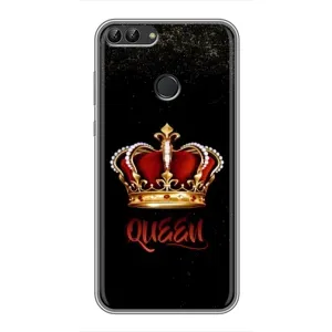 Чехол с Короной Хуавей Y7 Прайм 2018 - (AlphaPrint) (Корона короля)