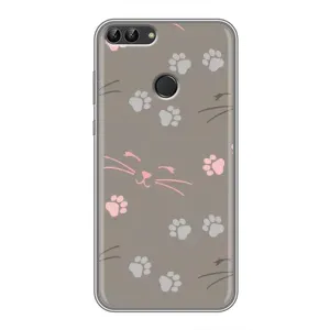 Чехол с принтом «Лапы и усы» для Huawei Y7 Prime 2018