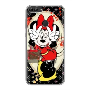Чехол Disney Mouse Huawei Y7 Prime 2018 (PREMIUMPrint) (Минни peace)