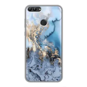 Мраморний чехол на Huawei Y7 Prime 2018 (VPrint) (Ніжний мрамор)
