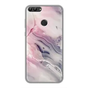 Мраморний чехол на Huawei Y7 Prime 2018 (VPrint) (Пурпурний Мрамор)