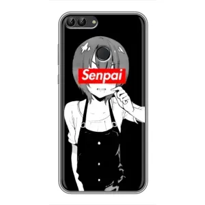 Чехол с принтом «Senpai» для Huawei Y7 Prime 2018