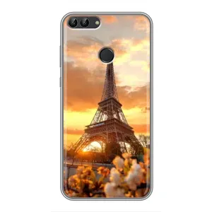 Чохол Ейфелева Вежа Huawei Y7 Prime 2018 - (AlphaPrint) (Сонячня вежа)
