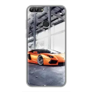 Чехлы с Машинами на Хуавей Y7 Прайм 2018 (VPrint) (Sport Car)