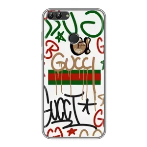 Брендновые Чехлы для Huawei Y7 Prime 2018 - (PREMIUMPrint) (Стиль GUUCI)