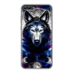 Защитные чехлы для Хуавей Y7 Прайм 2018 (AlphaPrint) (ХИТ продаж) ВОЛК (Волк)