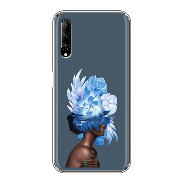 Чехол с принтом «Цветы на голове» для Huawei Y7 Pro 2019