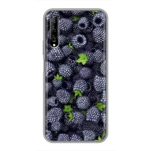 Чехлы с Фруктами для Huawei Y7 Pro 2019 (VPrint) (Ежевика)