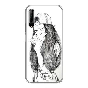 Чехол с принтом «Фото девочки» для Huawei Y7 Pro 2019