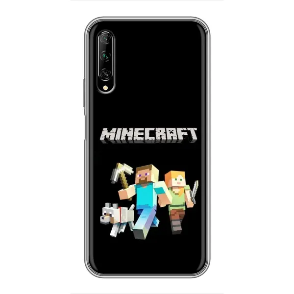 Чехол с принтом «герои Minecraft» для Huawei Y7 Pro 2019
