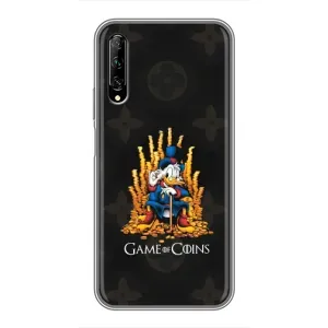 Чехлы для Huawei Y7 Pro 2019 - Скрудж МакДак Louis Vuitton (PREMIUMPrint) (Король денег)