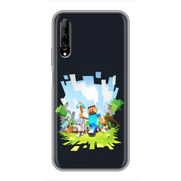 Чехол с принтом «персонажи Minecraft» для Huawei Y7 Pro 2019