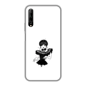 Чехлы Венсдей на Huawei Y7 Pro 2019 Уэнсдей (AlphaPrint) (танец Уэнздей)