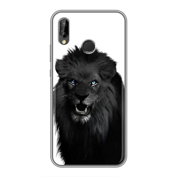 Чехол с принтом «Черный ЛЕВ» для Huawei Y7 2019
