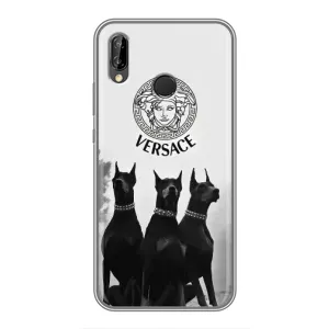 Чохли VERSACE для Хуавей Ї7 2019 (PREMIUMPrint) (Доберман Версаче)