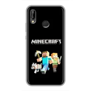 Чехол Майнкрафт на Huawei Y7 2019 (AlphaPrint) Minecraft (герои Minecraft)