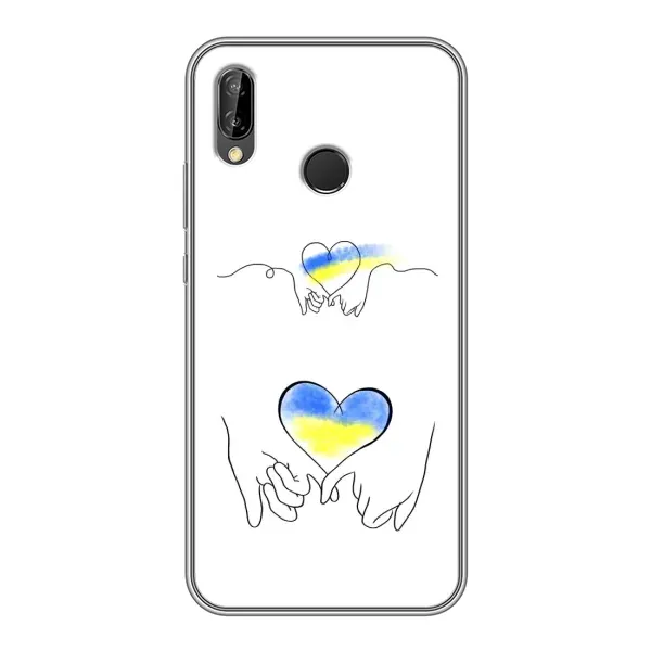 Чохол з принтом «Мир Україні» для Huawei Y7 2019 Чохол з принтом «Мир Україні» для Huawei Y7 2019