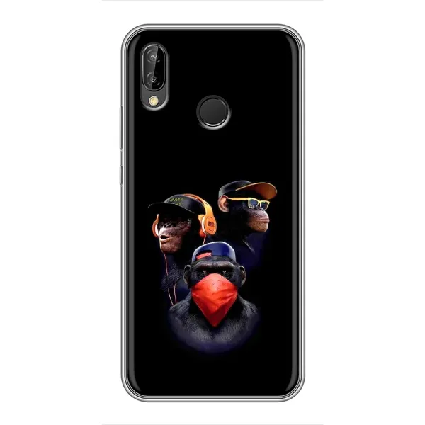 Чохол з принтом «Три мавпи» для Huawei Y7 2019 Чохол з принтом «Три мавпи» для Huawei Y7 2019