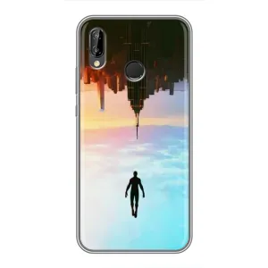 Чохол з людиною павуком для Huawei Y7 2019 - (AlphaPrint) (Людина павук)