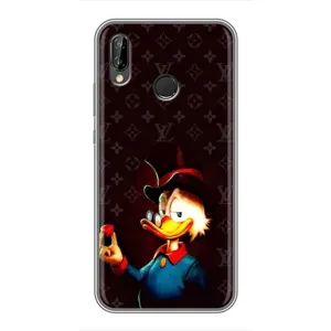 Чехли для Huawei Y7 2019 - Скрудж МакДак Louis Vuitton (PREMIUMPrint) (Скрудж з ботліантом)