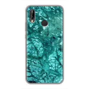 Мраморний чехол на Huawei Y7 2019 (VPrint) (Зелений мрамор)