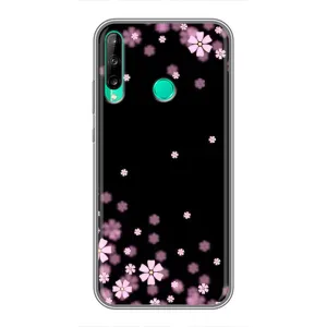 Чохол для Хуавей Y7p (2020) - з принтом (Дизайнерські) (AlphaPrint) (Квіти маленькі)