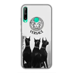 Чехлы VERSACE для Хуавей Y7п (2020) (PREMIUMPrint) (Доберман Версаче)